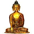 Statue - Buddha 6" (Brass)