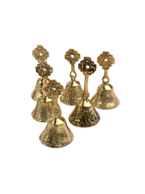 Peruvian Brass Chakana Bell