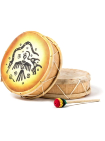 Peruvian Two-Sided Hand Drum (10")