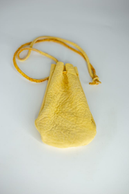 Buffalo Medicine Bag 4" X 6" (Gold)