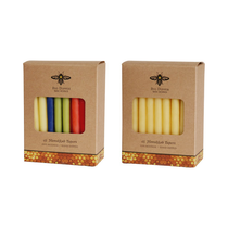 Beeswax Hanukkah Candles (Multicolored)