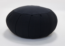 Zafu Meditation Cushion - Cotton (Black)