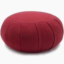 Zafu Meditation Cushion - Cotton (Burgundy)