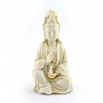Statue - Kuan Yin Ivory Finish (Small)