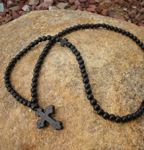 Black Ebony 100-Bead Prayer Rope - St. Paisius Monastery Gift Shop