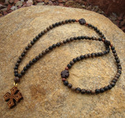 Tiger Ebony 100-Bead Prayer Rope