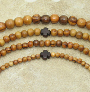 Olive wood beads