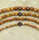 Olive wood bead detail