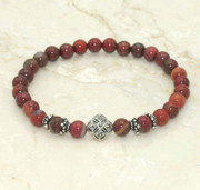 Apple Jasper Prayer Bracelet