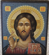 Embossed Icon of Christ