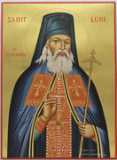 Hand-painted icon of St. Luke the Surgeon of Simferopol and Crimea