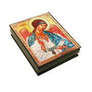 Guardian Angel Wood Lacquered Box