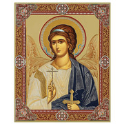 Gold Foil Guardian Angel Icon