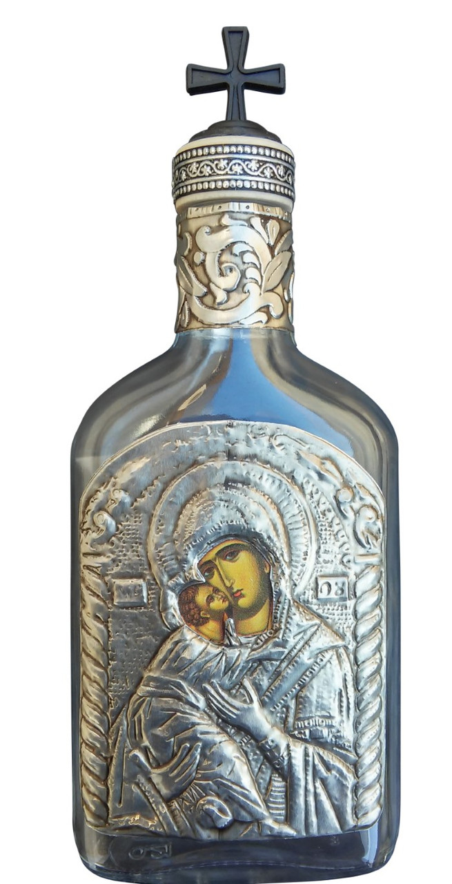 Holy Water Bottle - large - St. Paisius Monastery Gift Shop