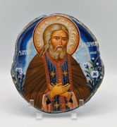 Agate Icon - St. Seraphim of Sarov A1