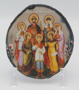 Agate Icon - Royal Martyrs of Russia A3