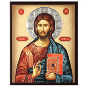 Christ the Teacher Embossed Icon