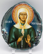 Agate Icon - St. Matrona the Blind - A1