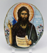 Agate Icon - St. John the Baptist - A1