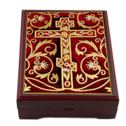 Velvet-lined Box with Cross