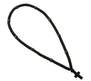 100 Knot Prayer Rope with Wooden Beads