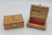Jesus Prayer Bethlehem Olive Wood Box - Medium