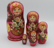 Large Matryoshka Doll - Red