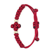 Adjustable Prayer Bracelet - Red