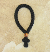 33-knot Greek Prayer Rope - 3 ply with Olive Wood Bead