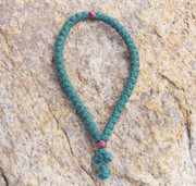 50-Knot Greek Prayer Rope - 2 ply Forest Green