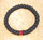 33-Knot Bracelet with Single Bead - 4 ply with Red Bead