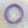 33-Knot Bracelet with Accents -  4 ply Lilac