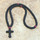 100-Knot Greek Prayer Rope - 3 ply with Garnet Beads