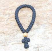 33-knot Greek Prayer Rope - 4 ply with Olive Wood Bead