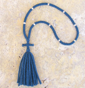 100-knot Russian Prayer Rope - 2 ply Cobalt Blue