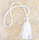 100-knot Russian Prayer Rope - 2 ply White