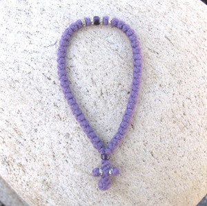 50-knot Greek with Accents - 2 ply Lavender