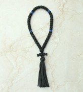 50-knot Russian Prayer Rope - with Blue Beads