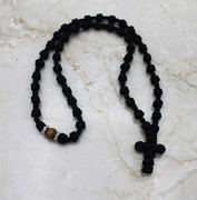 Athos 50-Knot Prayer Rope with Wooden Bead