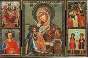 Triptych 1 - Panagia & Saints