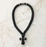 50-knot Greek with Accents - with Purple Beads