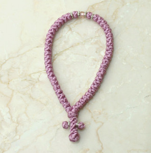 50-knot Greek with Accents - Mauve