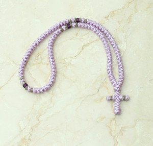 100-knot Greek with Accents - Lavender