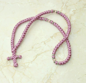 100-knot Greek with Accents - Mauve