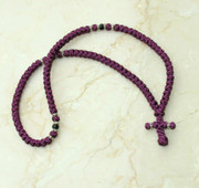 100-knot Greek with Accents - Plum