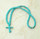 100-knot Greek with Accents - Turquoise