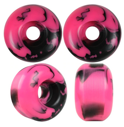 Blank Skateboard Wheels Pink/Black 51mm 99a