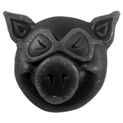 Pig Head Raised Curb Wax Black