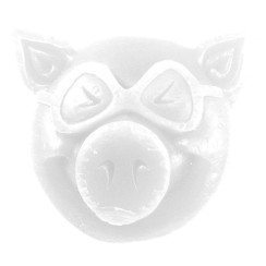 Pig Head Raised Curb Wax White