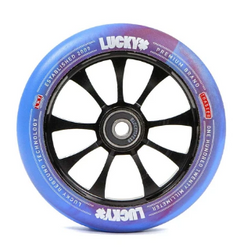 Lucky Toaster Wheels Blue/Red Swirl 120mm